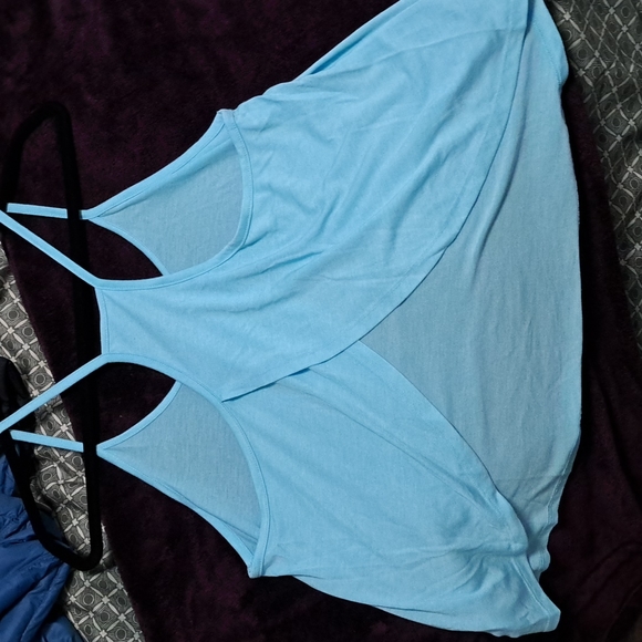 Gap Factory Gap Fit Light Blue Top - Picture 3 of 3
